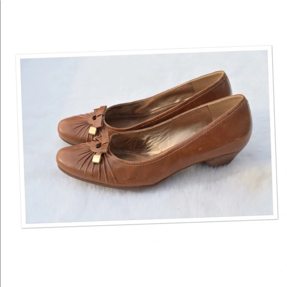 Ecco leather low heels - Picture 2 of 8